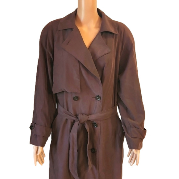Jackets & Blazers - 𝅺Woman's silk trench coat (code-G001)